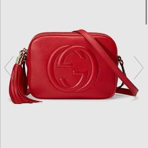 Gucci Red Disco Bag